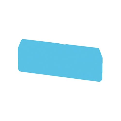 Placa de extremo ZAP/TW 2 BL para accesorios de bloques de terminales en color azul