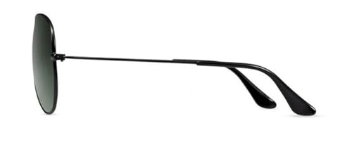 ralhaywi 眼鏡 サングラス テンプルエンドチップ、メガネ交換用滑り止めイヤーソックス チュードスリーブ ラウンド薄型メタルアイウェアサングラスフレーム(ブラック)