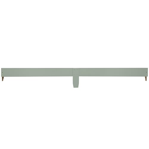 Image of Dream On Me Universal Crib to Full Size Bed Conversion Kit, Solid Wood Bed Rails for Select Convertible Cribs, Strong & Stable Support, Meadow Green