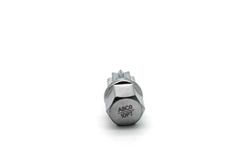 Image of TEMO Abc0 /10Pt Wheel Lock Lugnut Anti-Theft Lug Nut Screw Removal Key Socket S3057 for Vw Audi