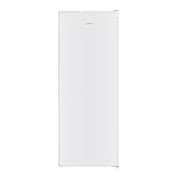 HYE Upright Larder Fridge - Medium Size Freestanding Fridge, 54.5cm Width, 242 Litre Capacity, Reversible Door, White, Suitable For Apartments & Families - RF01SDF242W01