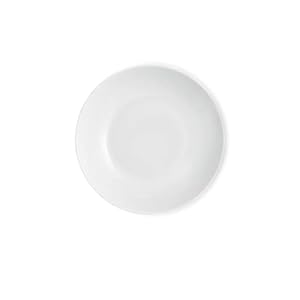 Pillivuyt Bowl Shallow Coupe Round 9″ D Dish Eventail Set of 4 White Porcelain France Soup Pasta Salad Serveware