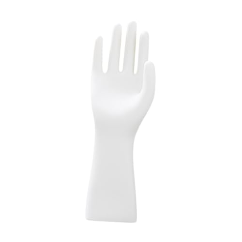 Maniquí de mano masculino blanco resistente para joyas 5
