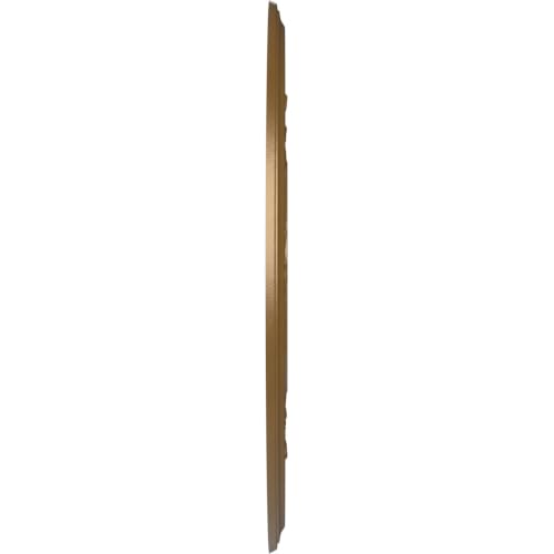Image of Ekena Millwork CMP22BACCB Baltimore Thermoformed PVC Ceiling Medallion (Fits Canopies up to 7 3 /4 inch), 22 inchOD x 3 1 /2 inchID x 1 inchP, Metallic Champagne Bronze