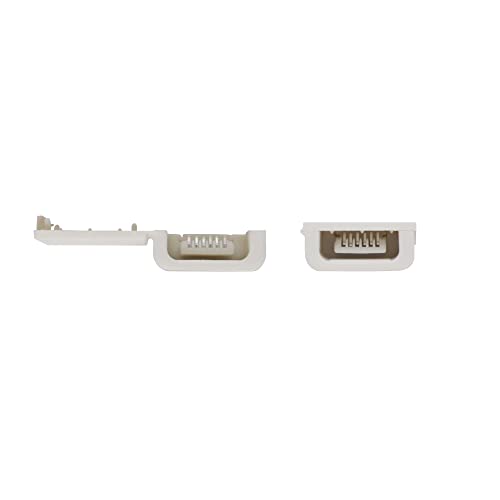 Image of Litcessory Cut-End to Cut-End Connector for Philips Hue V4 /Solo Lightstrip | Micro 6-Pin, 4 Pack, White. Not compatible with Flux.