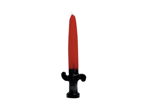 Bougie figurine épée rouge et noire (Couper l'amarrage sexuel)