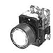 AR22F0L-01E3R, Switch Push Button N.C. SPST Flush Round Button Momentary Contact Screw Panel Mount