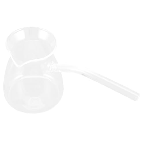 cafetera con asa lateral aire único automático Café exprés mini cafeteras jarra cafetera Olla de café transparente cafeteta tetera de vidrio para el hogar cafetera transparente ABOOFAN