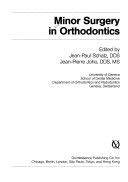 Minor Surgery in Orthodontics 0867152486 Book Cover