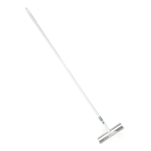Brosse à récurer pour sol – Outils de nettoyage, balai à récurer | Brosse de nettoyage de sol robuste pour salle de bain douche, brosse polyvalente pour garage, mur, terrasse, baignoire, carrelage et