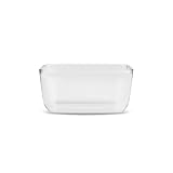 Karaca Mar 8-teiliges Frühstücksgeschirr-Set, 6 Glasschalen mit Tablett & Glas deckel, Snackschale mit Deckel, Snackteller mit Fächern & Aufbewahrungsbox