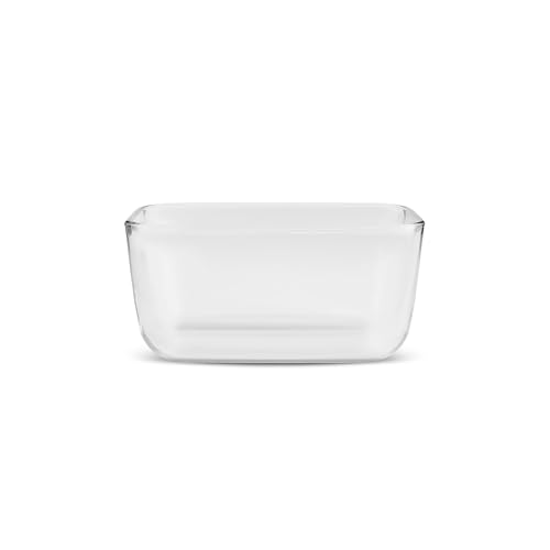 Karaca Mar 8-teiliges Frühstücksgeschirr-Set, 6 Glasschalen mit Tablett & Glas deckel, Snackschale mit Deckel, Snackteller mit Fächern & Aufbewahrungsbox