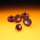 3M 244D Coated Aluminum Oxide Flap Wheel - 80 Grit - 1 in Face Width - 2 1/2 in Dia - 25000 Max RPM - 14592 [PRICE is per WHEEL]