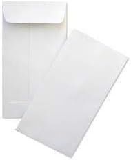 500 Minas Envelope #1 Coin Envelope, 2-1/4" X 3-1/2", Premium 24lb. White, Gum Flap, 500/Box
