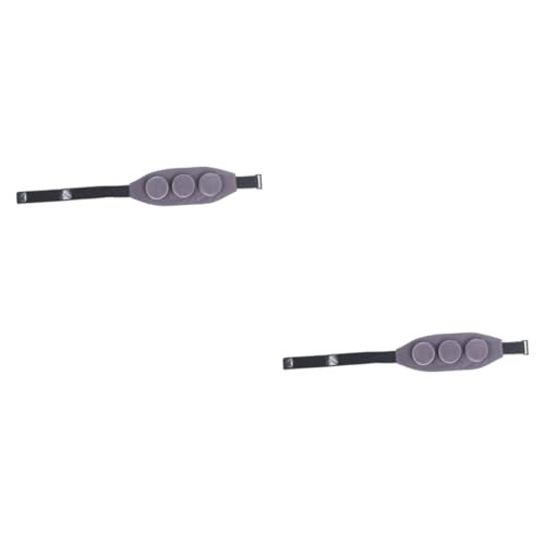 Homoyoyo 2 Pcs Cotton Moxa Purifier Cover Moxibustion Cloth Cover 3 Pockets Adjustable Belt Heat-accumulating Friction-Resistant