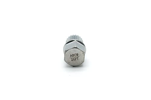 Image of TEMO Abc9 /21Pt Wheel Lock Lugnut Anti-Theft Lug Nut Screw Removal Key Socket S3057 for Vw Audi