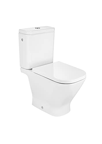 Roca The Gap Square abattant WC frein de chute blanc Supralit A80147200B
