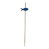 100 palillos de cóctel con diseño de pescado para aperitivos de fiesta, para bodas, graduaciones, baby showers y eventos temáticos, y funcionales