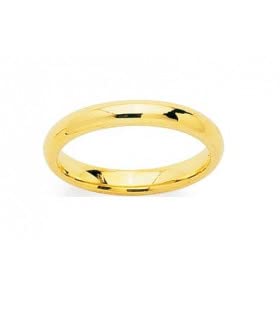 Alliance Mariage Or Jaune bague fine pour un confort quotidien durable au doigt