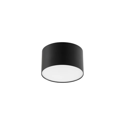 Lindby LED Proyector, foco Nivoria (Moderno) en Negro hecho de Aluminio e.o. para Salón & Comedor (1 llama, empotrado lámpara techo pared