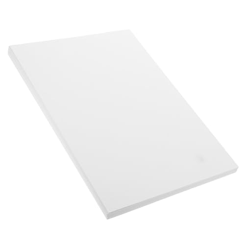 Generic 50枚入り 子供用絵画用紙 A4サイズ ? 水彩・オイルパステル対応 厚手スケッチ用紙 アート制作に適した滑らか仕上げ (29.7x21x0.1cm,白)