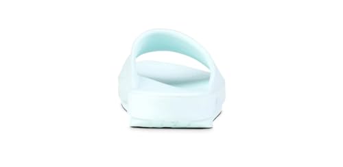 OOFOS OOahh Slide, Ice Blue - Lightweight Recovery Footwear - Reduces Stress on Feet, Joints & Back - Machine Washable Women’s Size 11