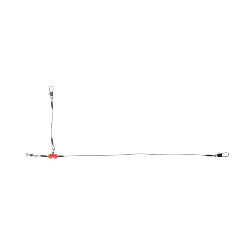 Cuerda líder de pesca de acero inoxidable con giratorios miniatura 1