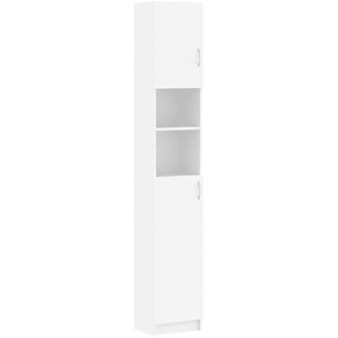 vidaXL Bathroom Cabinet with Shelves Cover