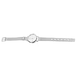 iplusmile Reloj de Cuarzo para Mujer Correa de Malla Plateada, Diseño Elegante y Resistente, Adecuado para Uso Diario y Obsequio en Navidad