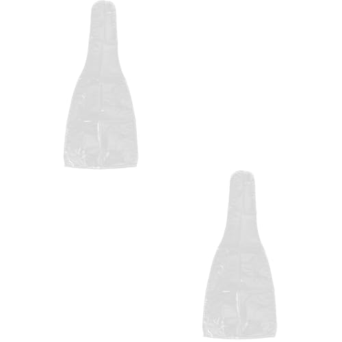 BESPORTBLE PVC Guitar Cover for Electric and Acoustic Guitars Frosted Transparent Design Durable Protection and Water