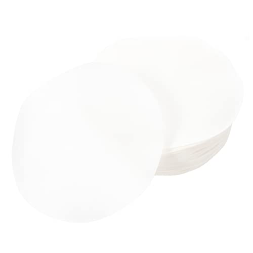 MUCKLILY 100 Sheets of Lab Filters Medium Speed 11cm Quantitative Filter Filtering in Experiments and Education