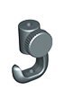 Image of CEBH226 Micro Picture Hanging Side Screw Hook