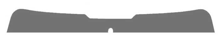 The Tint Effect Precut Window Tint Kit Compatible with Chevrolet Silverado 1500 Extended Cab Truck (1999-2006) &amp; (2007 Classic) (Front Windshield Visor Brow precut in 45%) Automotive Film