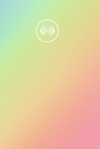 Das PERFEKTE Beginner-Trainingstagebuch: Gratis Trainingsplan & Ganzkörper-Workout für Zuhause + Ernährungstipps: Fitness, A5, 156 leere Tabellen zum ... Training, Workout, Regenbogen