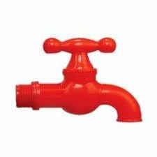 Gupta Traders | Plastic Water Tap, White, Polished Finish