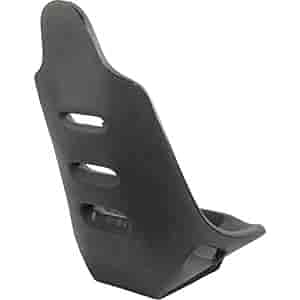 Jegs Pro High Back Race Seat | Black Polyethylene | 13 Lbs | 17 Degree Back Angle | 32.250 In. H X 21 In. W X 20 In. D #TOP2