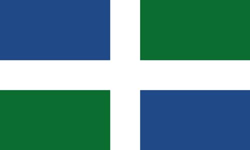 Drapeau paysage El Churi 7 grand format horizontal 1.35m² - 2