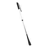 YARNOW Calzador Telescópico Negro Retráctil para Zapatos, Elevador Portátil de Calzado Ajustable, Accesorio Ergonómico para Uso Doméstico y Viaje, Herramienta Práctica para Calzadores