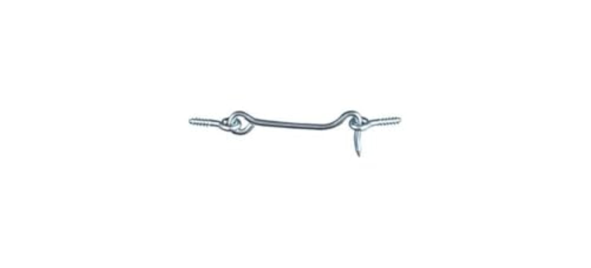 Zinc Plated Screw Hook/Strap Hinge, 14 Inch