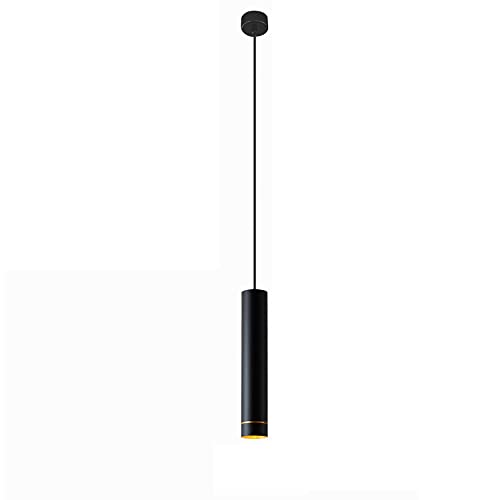 KMYX Long Tube Lustre Îlot De Cuisine Droplight LED Pendentif Lumière Lampe Suspendue À Tête Unique Suspension À Tête Unique pour Couloir De Comptoir De Salon Cover