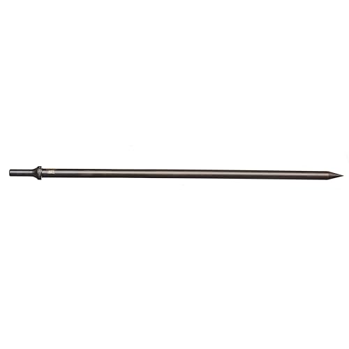 Image of Mayhew Tools 31978 Pneumatic Taper Punch, Sharp Point x 18 inch, Black Oxide Finish