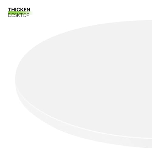 Magshion-235-Round-Bar-Table-Adjustable-Range-275-36-Wood-Pub-Table-with-Black-Leg-and-Base-for-Living-Room-Dining-Room-Bar-Cocktail-Table