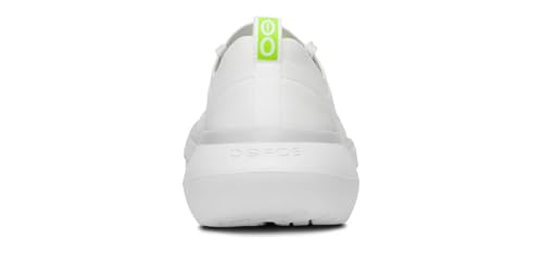 OOFOS OOmy Stride Women's Sneakers Shoes - Lightweight Recovery Footwear - Reduces Stress on Feet, Joints & Back - Machine Washable (White/White, US Footwear Size System, Adult, Women, Numeric, Medium, 6)4