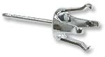 JewelrySupply Sterling Silver 6mm Snap & Set Earrings 4 Prong (1 Pair of Sterling Silver Earrings)