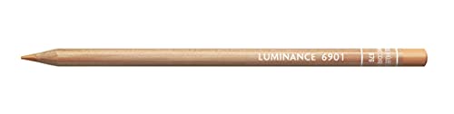 Image of CARAN DACHE LUMINANCE 6901 THE MOST LIGHTFAST PERMANENT COLOUR PENCIL EVER DESIGNED FOR PROFESSIONAL ARTIST (BURNT OCHRE 50%)