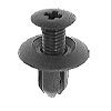Fixations noires Boltman 8mm lot de 10 clips pour garniture automobile
