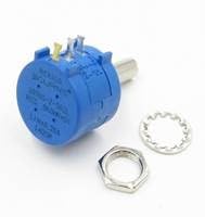 Bourns, 3590S-2-502L, Rotary Potentiometer - 5K Ohm - 2W - 10(Elec)/10(Mech) Turn 39.22 X 22.23 X 26.66mm - Solder - Panel Mount. (10 Item/s)