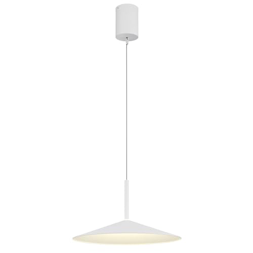 GLOBO 15635W Lampe suspendue Lampe de cuisine LED Lumineuse Table à manger Blanc