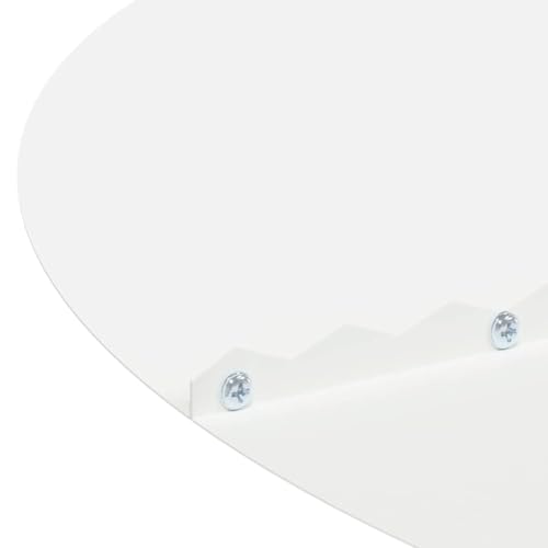 Anneau d'arbre acier blanc Ø 40/70 cm résistant aux intempéries