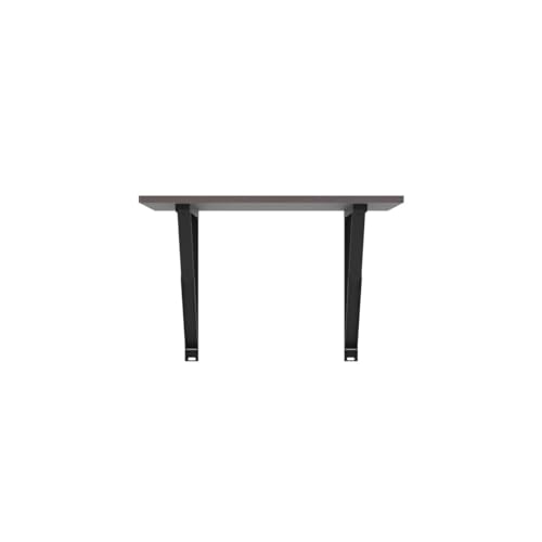 Image of Compal Folding Wall Mounted Study Table, Office Table, Laptop Table, Folding Utility Table for Home Office Portable & Space-Saving Floating Desk (23.5X31.5 Inches Wall Mount Table Brown)